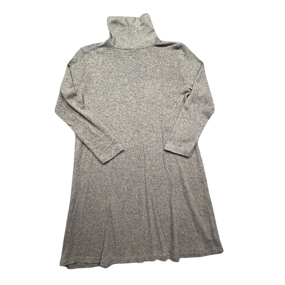 American Eagle Outfitters Dress Womens M Gray Marl Turtleneck Long Sleeve Tunic